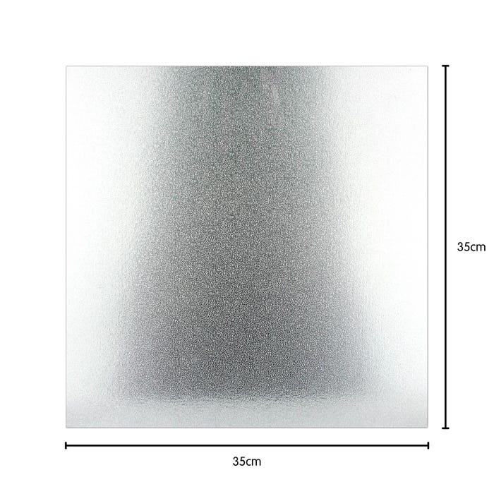 Square Silver Cake Board 35cm