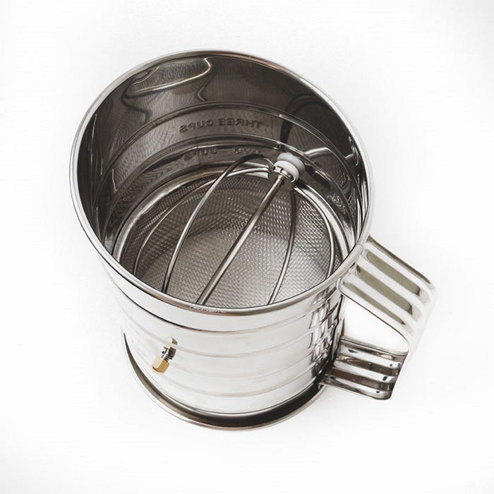 Sprinks Flour Sifter With Handle & Lids