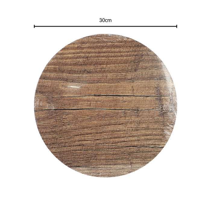 Wooden Print Decorative Round Board 30cm