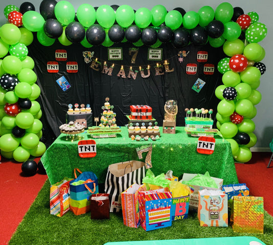 Minecraft Birthday Theme Package