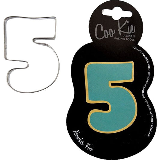 Coo Kie Number 5 Cookie Cutter
