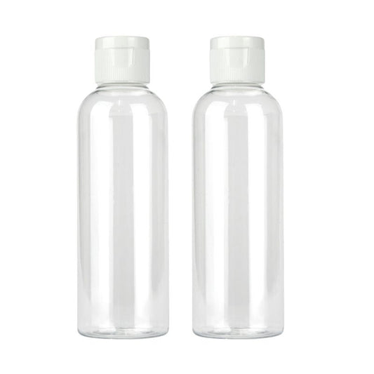 Clear Plastic Bottles 100ml (Pack of 2)