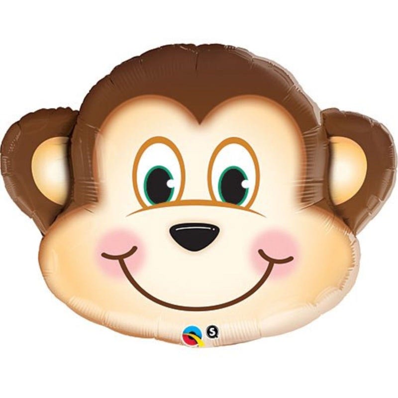 Mischievous Monkey Supershape Helium Balloon