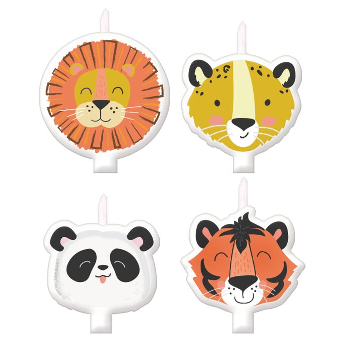 Get Wild Jungle Candles (Set of 4)