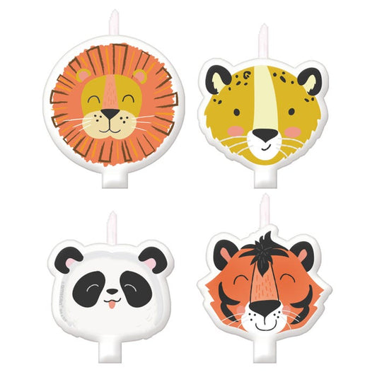 Get Wild Jungle Candles (Set of 4)