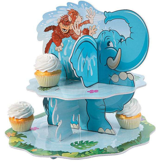 Zoo Adventure Cupcake Stand