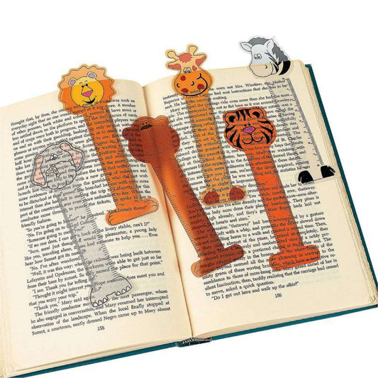 Zoo Animal Ruler Bookmarks (Pack of 48)