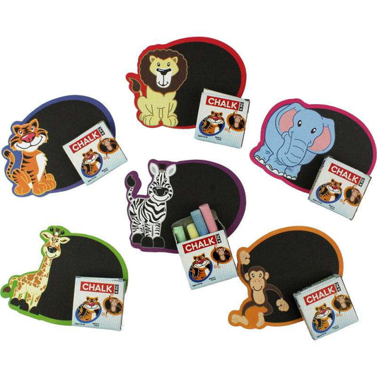 Zoo Animal Chalkboard Set (Pack of 12)