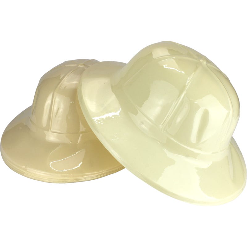 Safari Plastic Hats 56cm (Pack of 12)