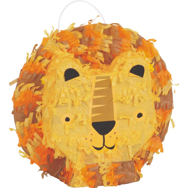 Mini Lion Pinata Decoration 17cm