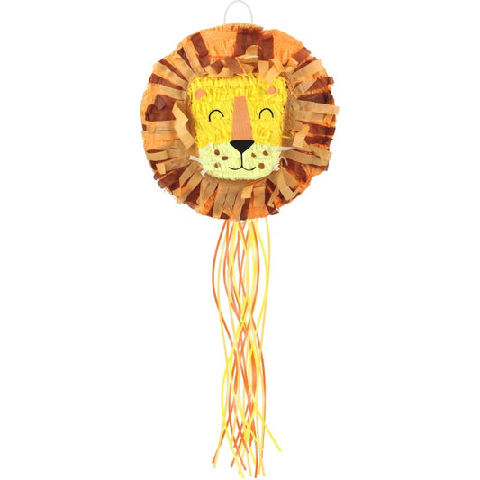 Get Wild Jungle Lion Pull String Pinata