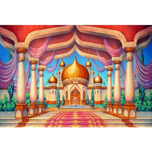 Arabian Palace Large Printed Fabric Backdrop