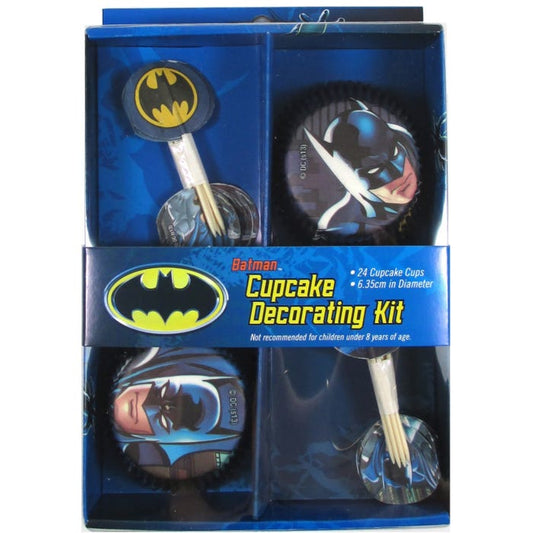 Batman Cupcake Decorating Kit (Set of 24)