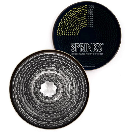 Sprinks Fluted Pastry Cutter Set (12 Pieces)