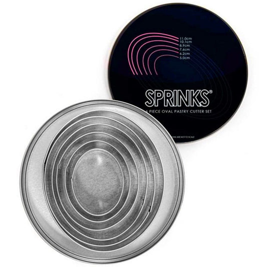 Sprinks Oval Pastry Cutter Set (6 Pieces)