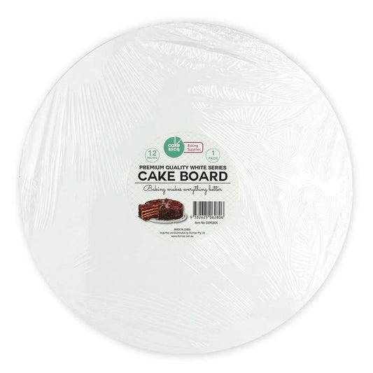 Round White Cake Board 30cm