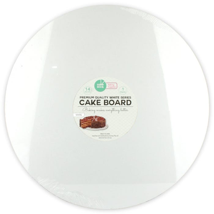 Round White Cake Board 35cm