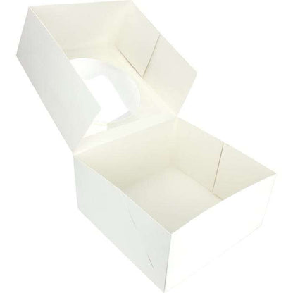 White Cake Box With Window 30cm