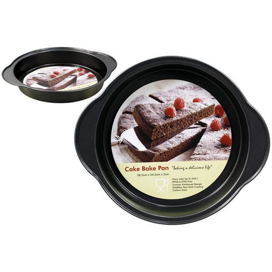 Round Cake Baking Pan Non-Stick 28.5cm x 24.5cm x 3cm