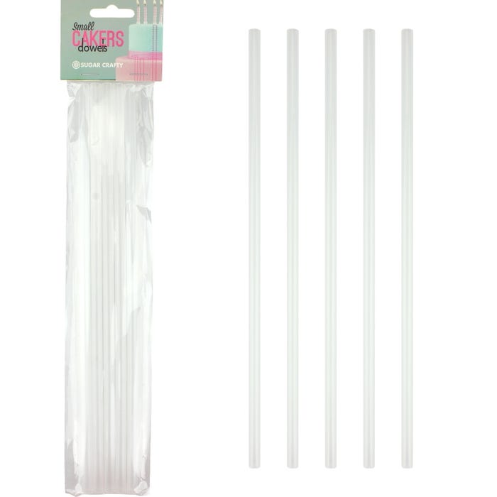 Plastic Cake Dowels 8mm (Pack of 5)