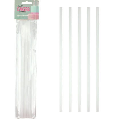 Plastic Cake Dowels 8mm (Pack of 5)