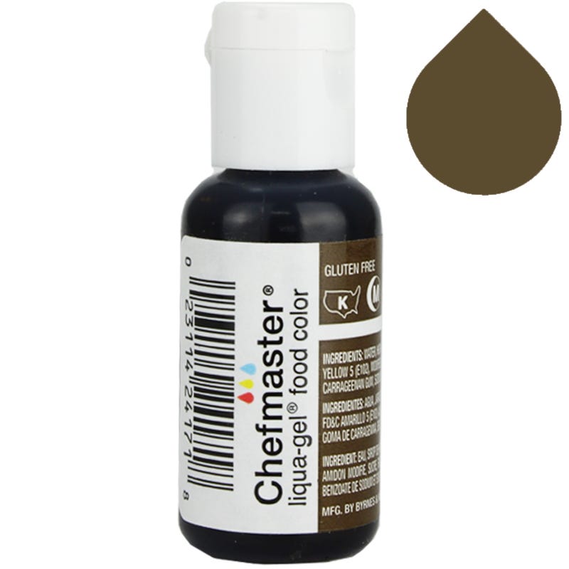 Buckeye Brown Chefmaster Liqua Gel (20ml)