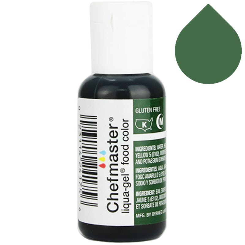 Forest Green Chefmaster Liqua Gel (20ml)