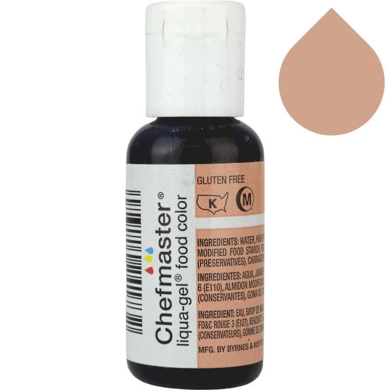 Fleshtone Sienna Chefmaster Liqua Gel (20ml)