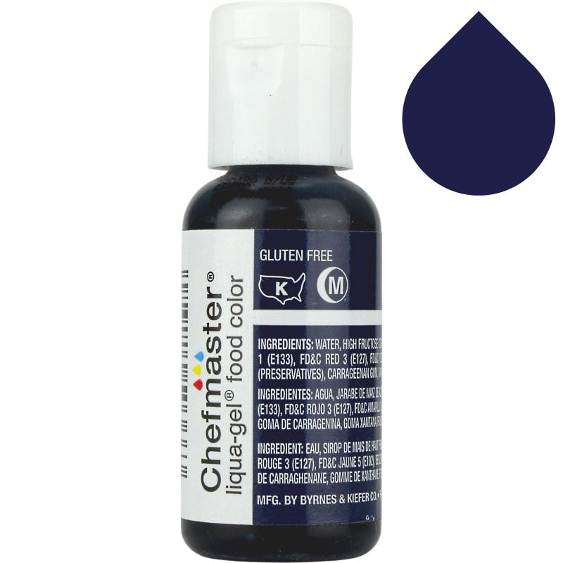 Navy Blue Chefmaster Liqua Gel (20ml)