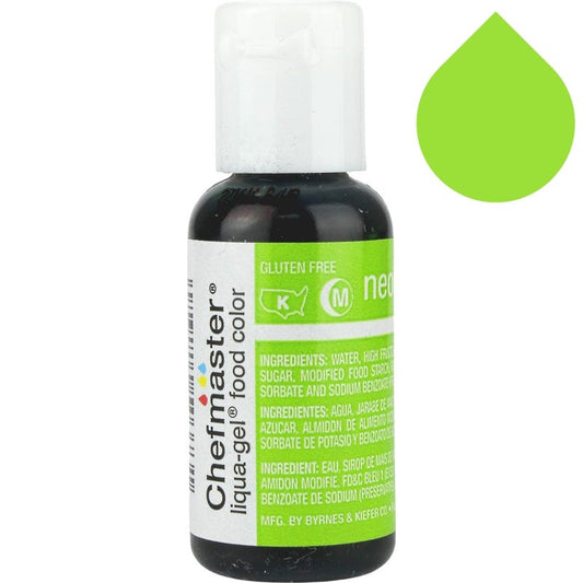 Neon Brite Green Chefmaster Liqua Gel (20ml)