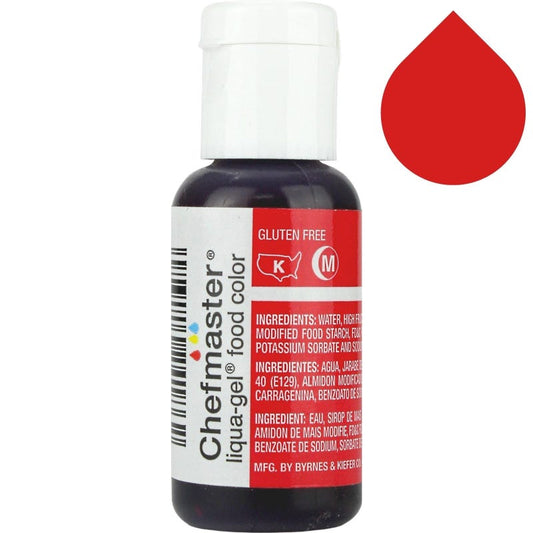 Red Red Chefmaster Liqua Gel (20ml)