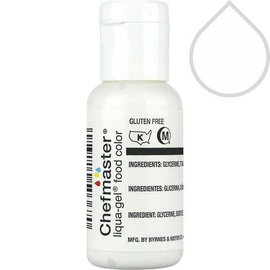 Bright White Chefmaster Liqua Gel (20ml)