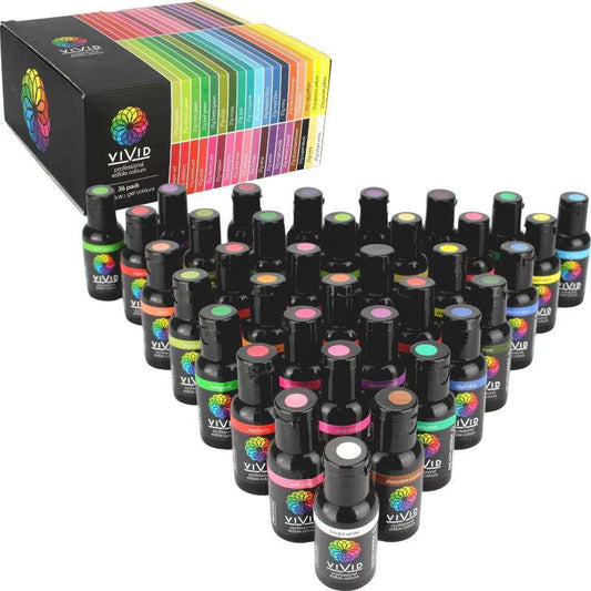 Vivid Gel Colours Deluxe Collection (Pack of 36)