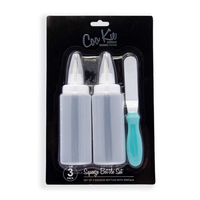 Coo Kie Squeeze Bottle & Spatula Set