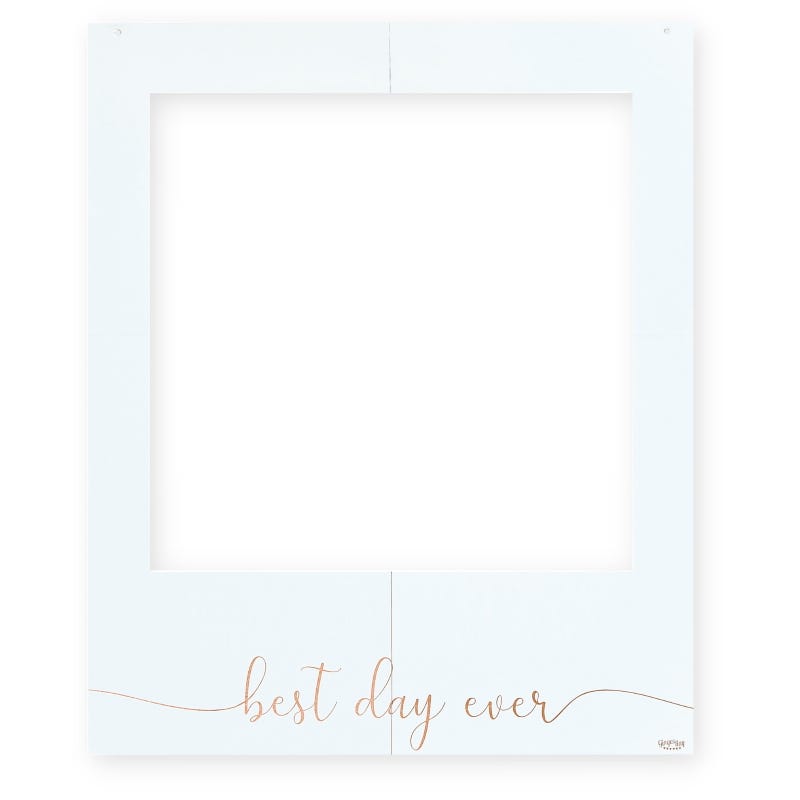 Ginger Ray Botanical Wedding Best Day Ever Photo Frame