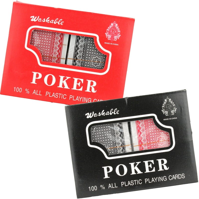 Plastic Coated Playing Cards (1 Box)