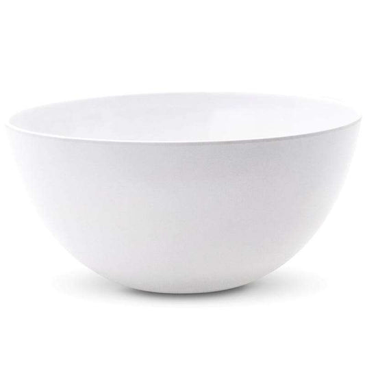 White Round Melamine Serving Bowl 30cm