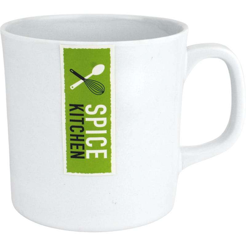 White Melamine Mug 350ml