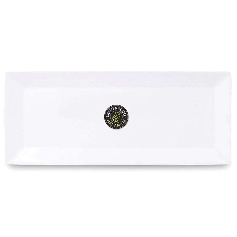 White Rectangular Melamine Platter 49cm x 20cm