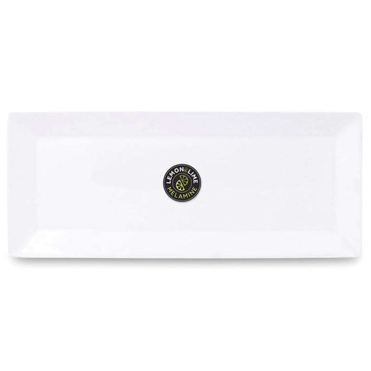 White Rectangular Melamine Platter 49cm x 20cm