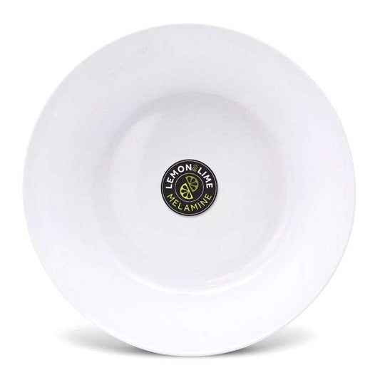 White Round Melamine Side Plate 20cm