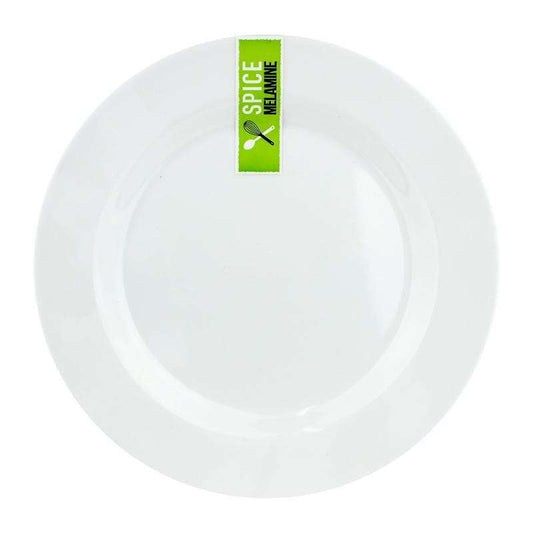 White Round Melamine Side Plate