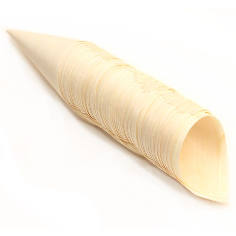 12.5cm Wooden Cones (Pack of 50)