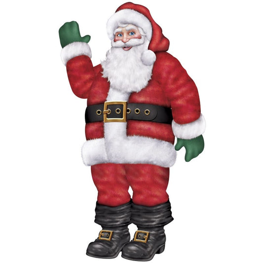 Jumbo Jointed Santa Decoration