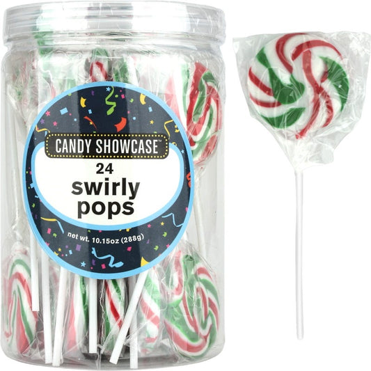 Christmas Swirl Lollipops (Pack of 24)