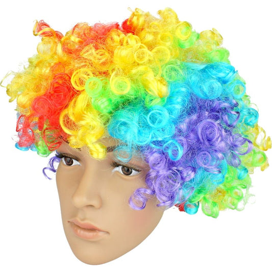 Rainbow Clown Wig