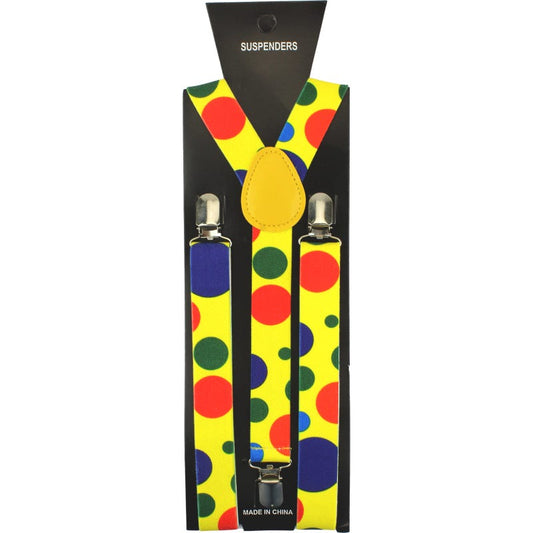 Spotty Clown Suspender Braces