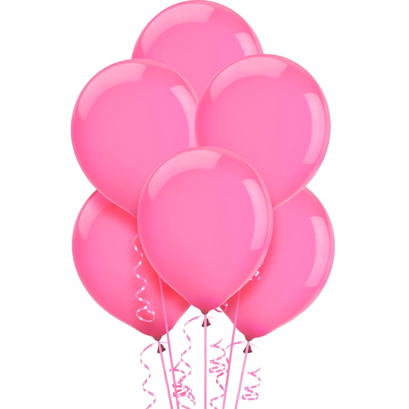 Hot Pink Balloons 30cm (Pack of 20)