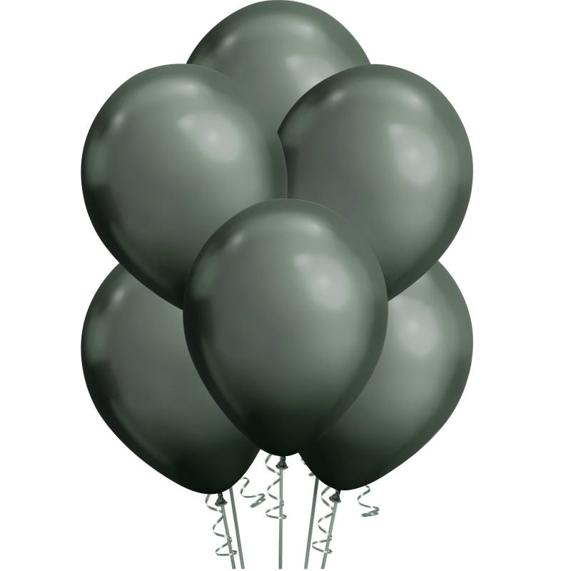 Black Pearl Balloons 30cm (Pack of 20)