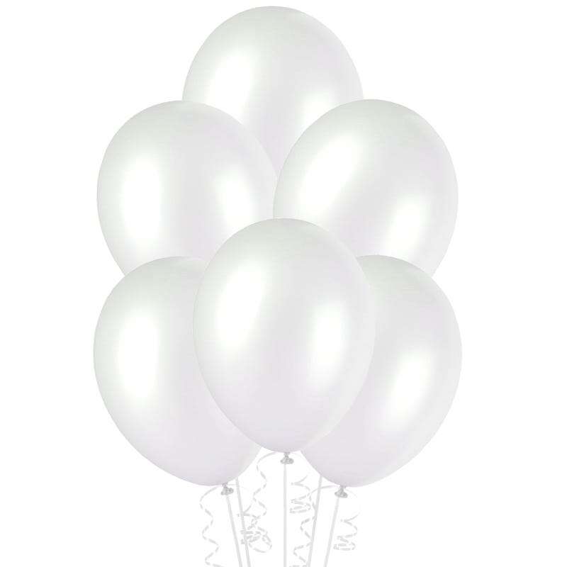 White Pearl Balloons 30cm (Pack of 20)